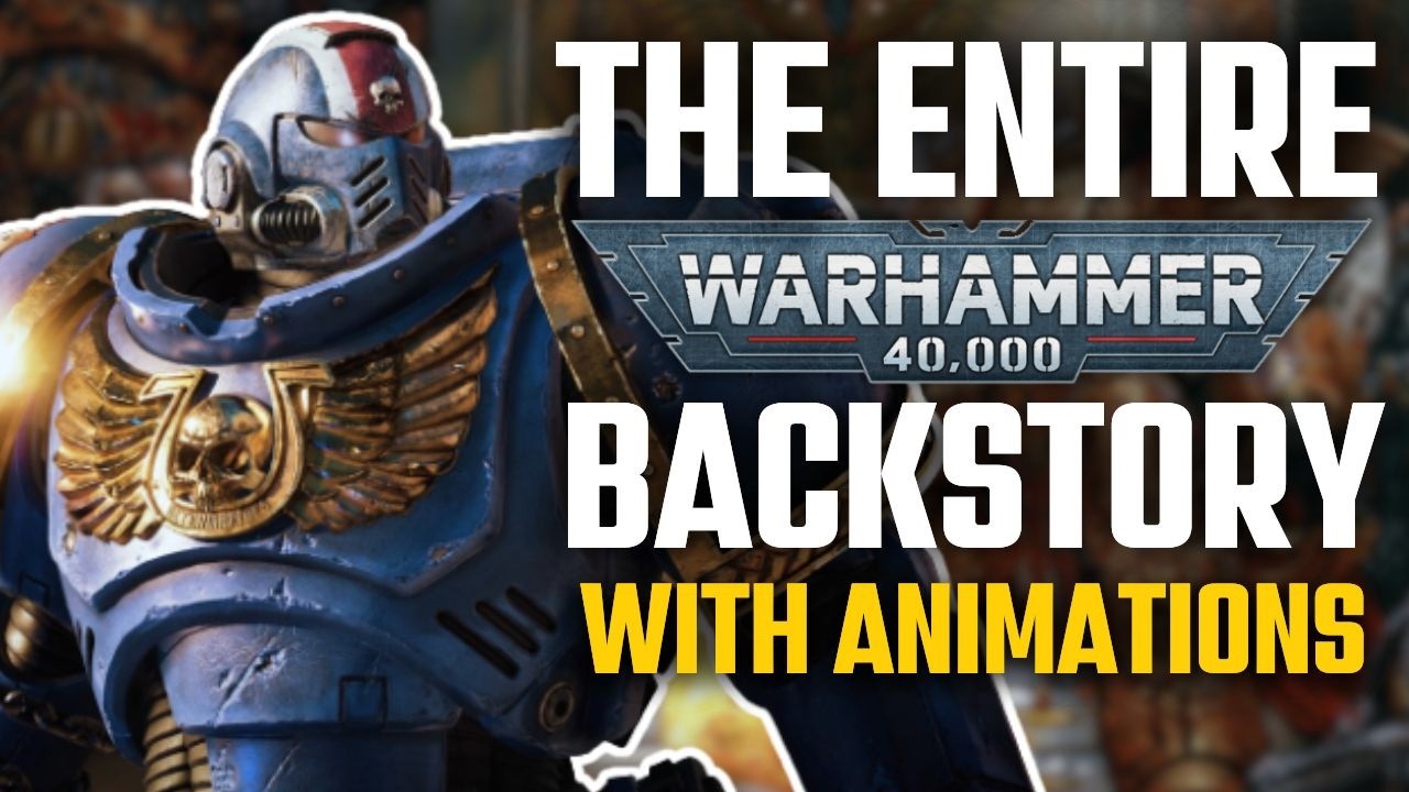 STORY AND LORE OF WARHAMMER 40K With ANIMATIONS | Every Faction Explained | The Whole Timeline