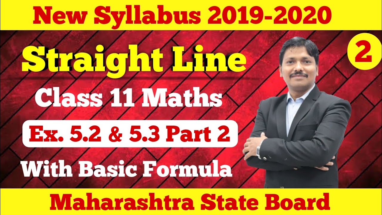 Straight line Ex.5.1 Part 2 | Class 11 Maths | Maharashtra Board | Dinesh Sir