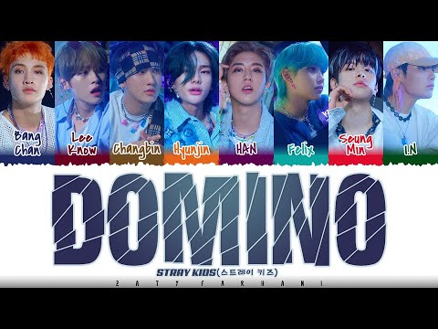 STRAY KIDS  - 'DOMINO' Lyrics [Color Coded_Han_Rom_Eng]