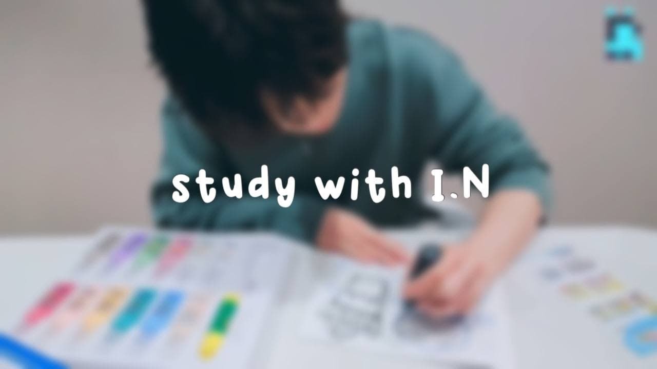 Stray Kids Study With Me I.N Ver. | No Talking No Music | White Noise 30 Minutes