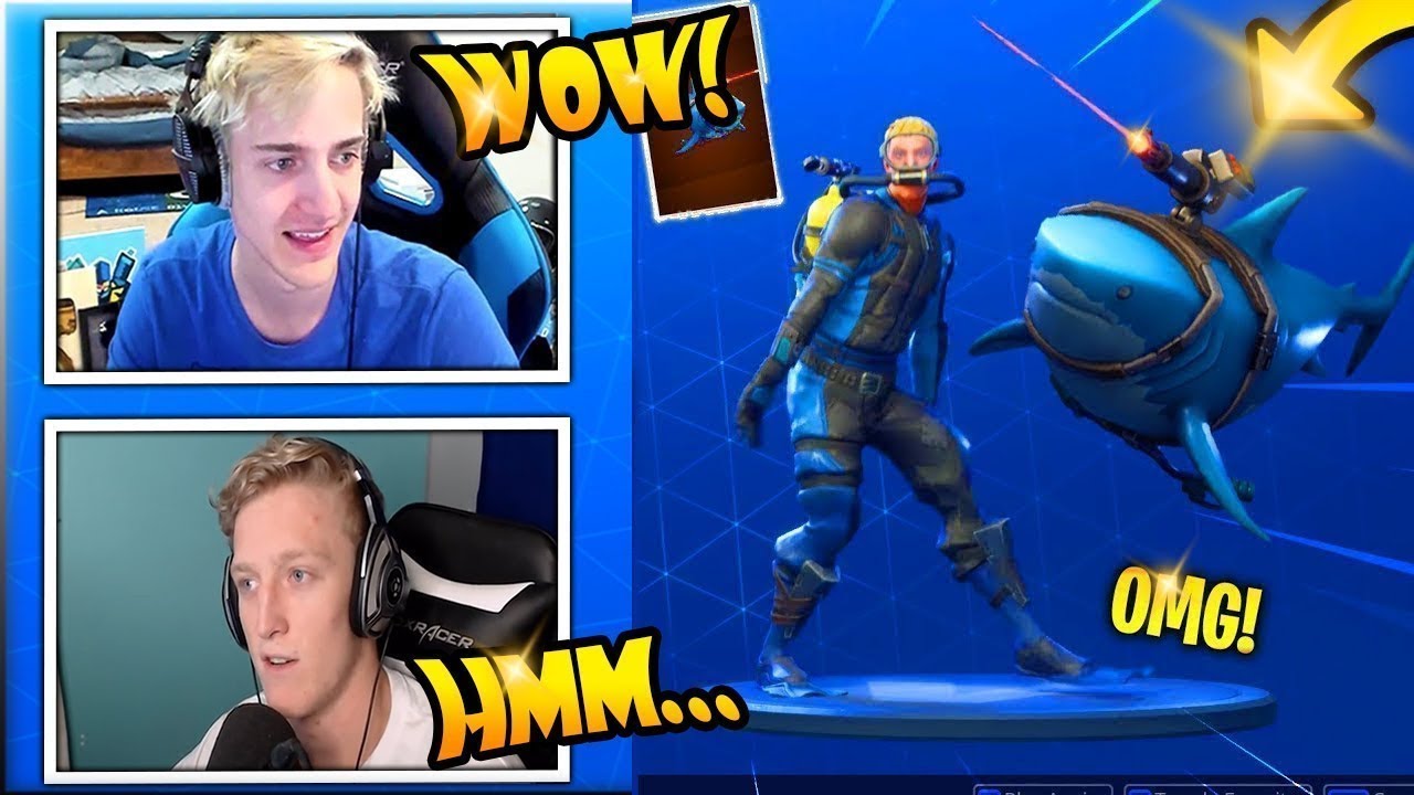 STREAMERS REACT TO NEW WRECK RAIDER & REEF RANGER SKINS IN FORTNITE - Fortnite Highlights