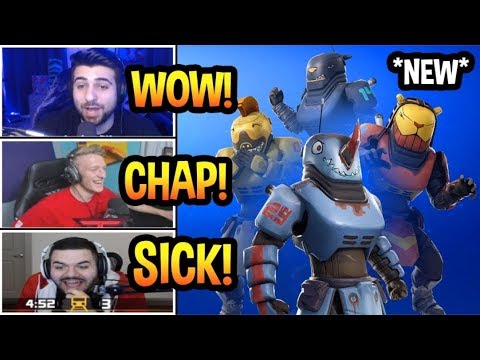 STREAMERS REACTS TO *NEW* BEASTMODE SKIN + MAULER PICKAXE & FUEL GLIDER! FORTNITE BEST MOMENTS
