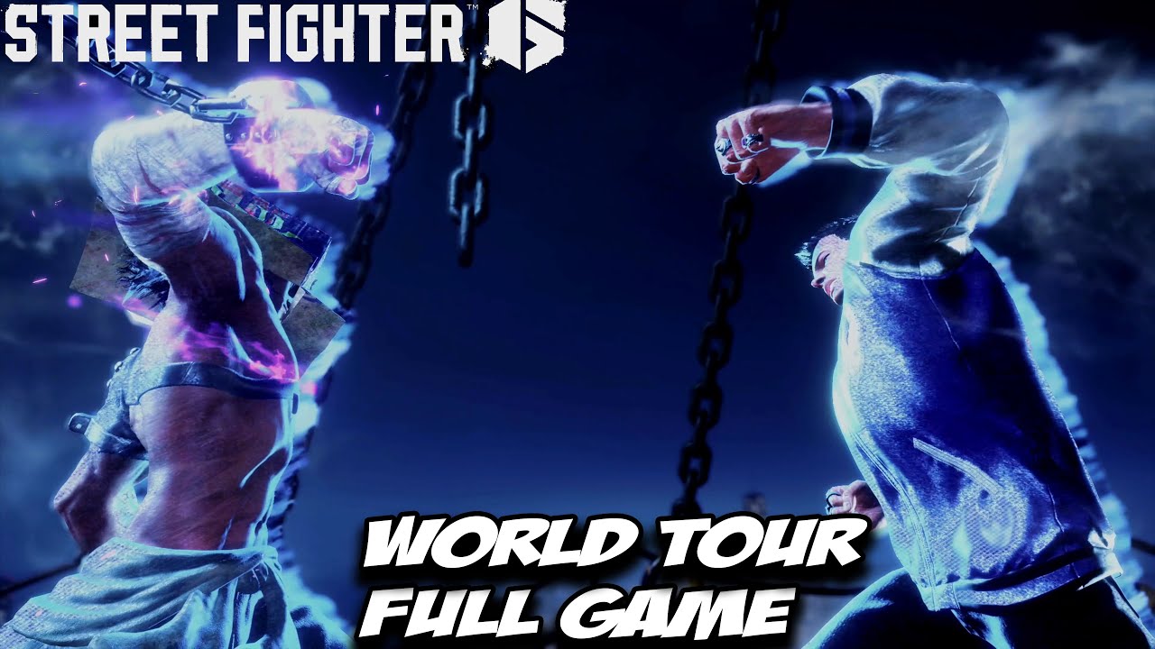 Street Fighter 6 : World Tour Mode (PS5 4K 60 fps) Longplay Walkthrough Full Gameplay