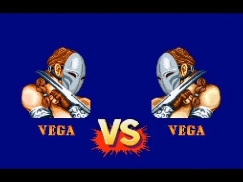 Street Fighter II Turbo Hyper Fighting - Vega vs. Vega - Hardest Setting