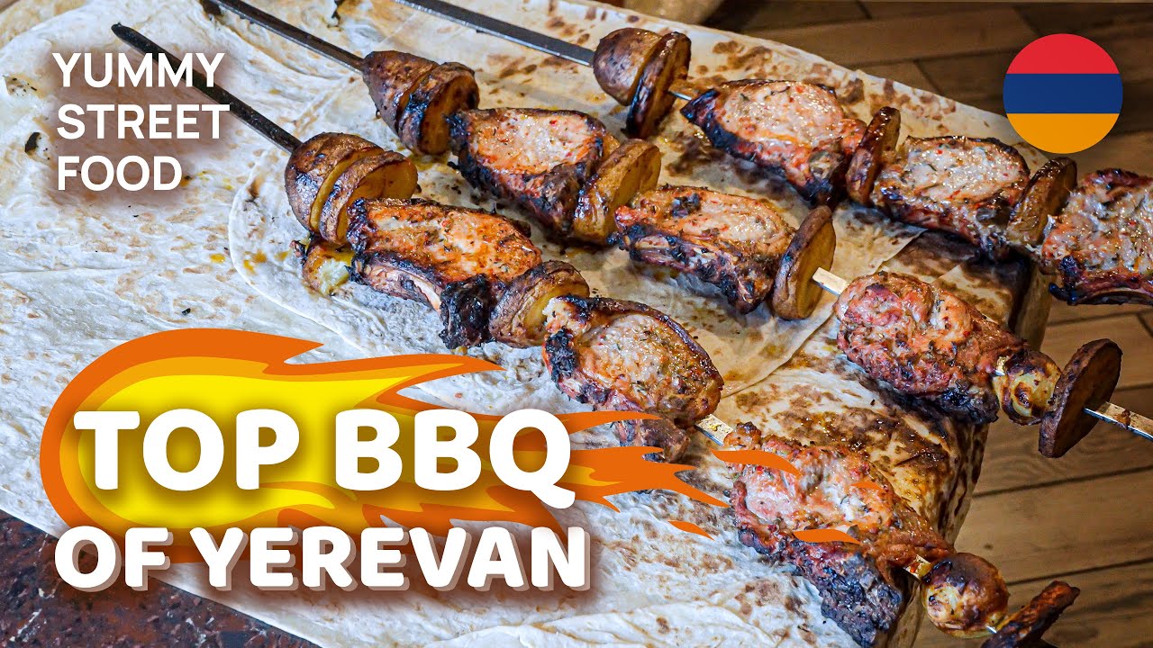 Street food. The most delicious tandoor barbecue in Yerevan 🇦🇲🍢