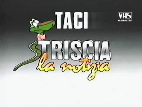 Striscia la notizia. Promo Canale 5. Con Emilio Fede ed Emilio Carelli (1991)