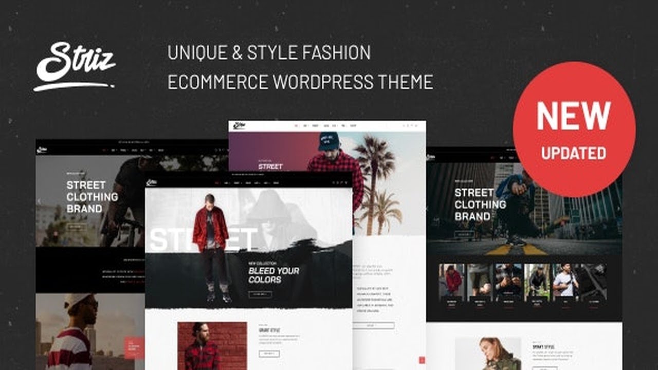 Striz - Fashion Ecommerce WordPress Theme Free Download