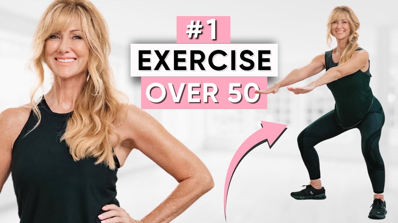 Stronger Legs in 7 Minutes – Beginner Squat Workout Over 50!