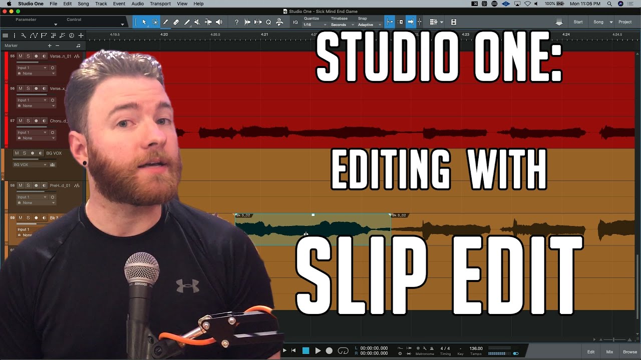 Studio One: Faster editing with Slip Edit