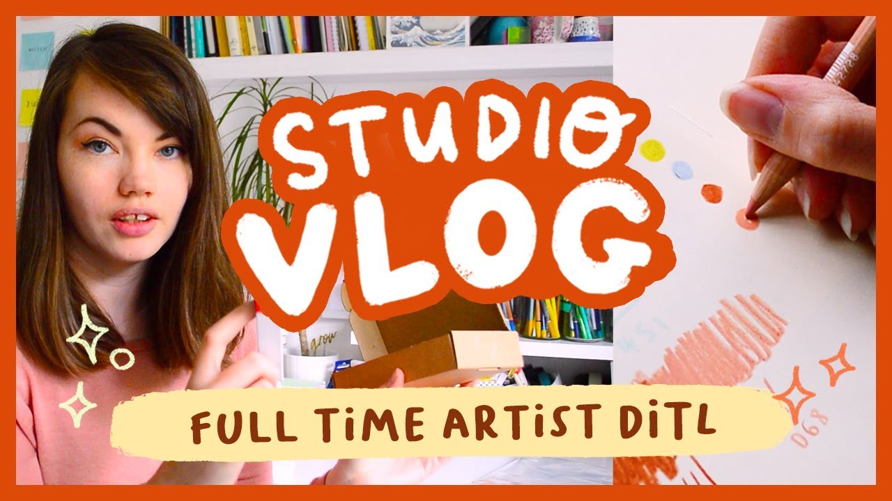 Studio Vlog | Art haul & Luminance coloured pencil swatching ✏🌈