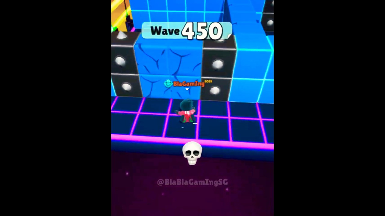Stumble Guys Block Dash Endless Hard moment in new update ☠️#stumbleguys