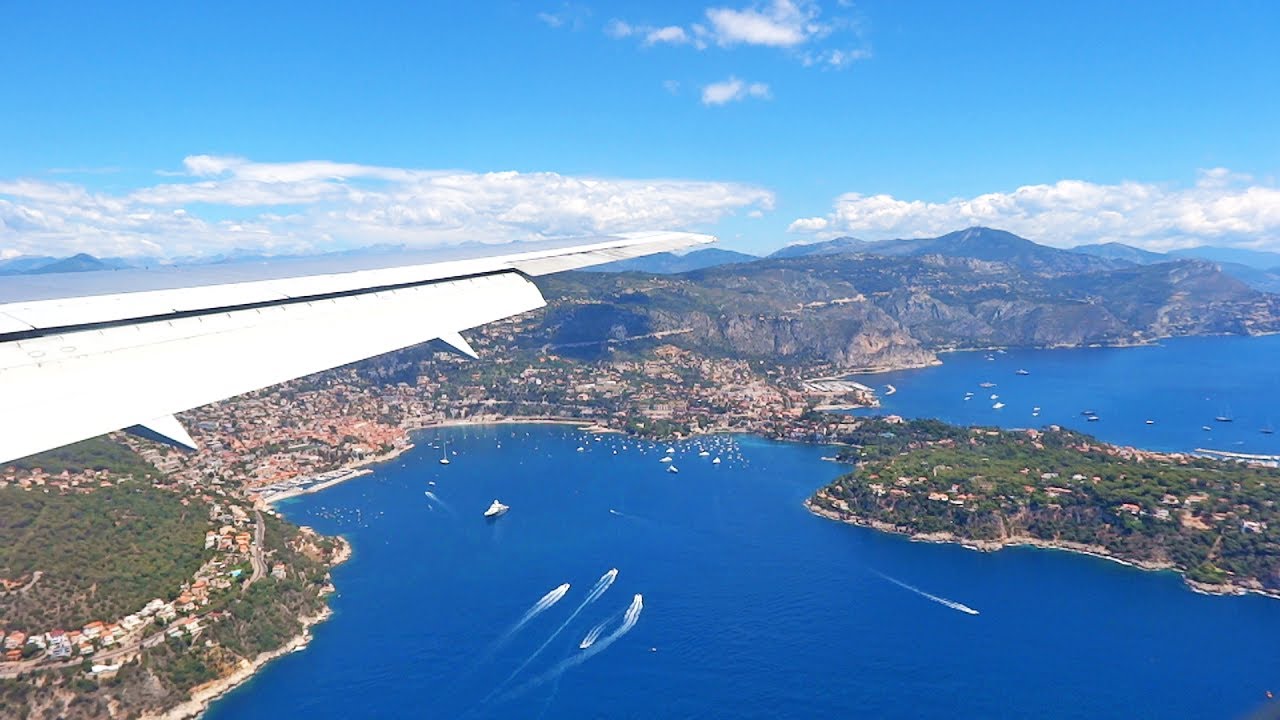 Stunning Approach and Landing at Nice Côte d'Azur Airport - British Airways Boeing 767