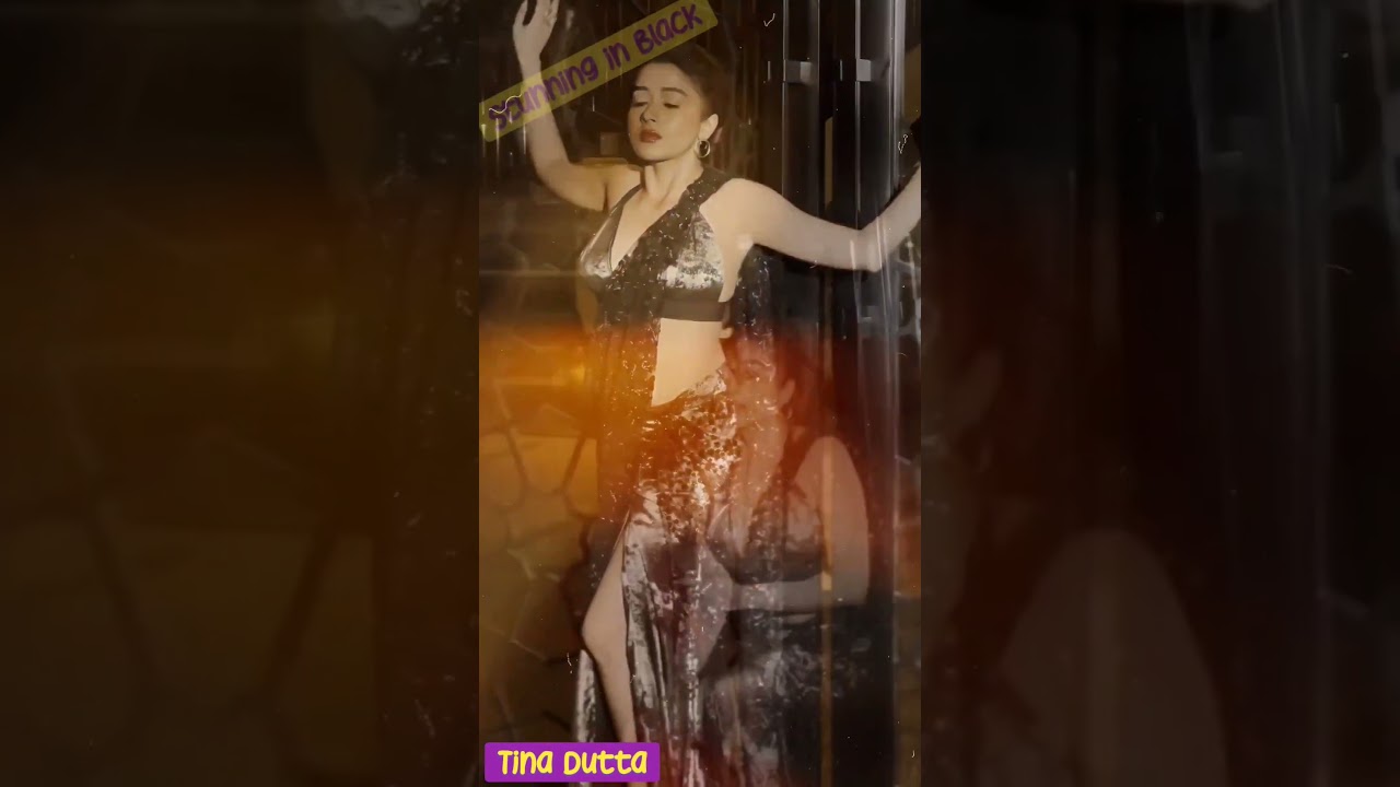 Stunning in Black ⚫ Bombastic 💥 Tina Dutta 🔥👀💥 #tinadutta #tinadatta #shorts #viral #youtube #tiktok