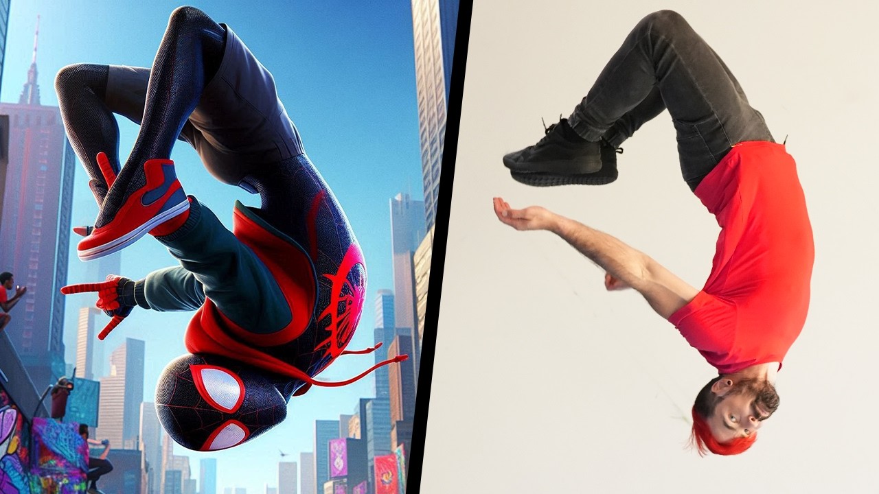 Stunts From Spider-Man: Into the Spider-Verse In Real Life