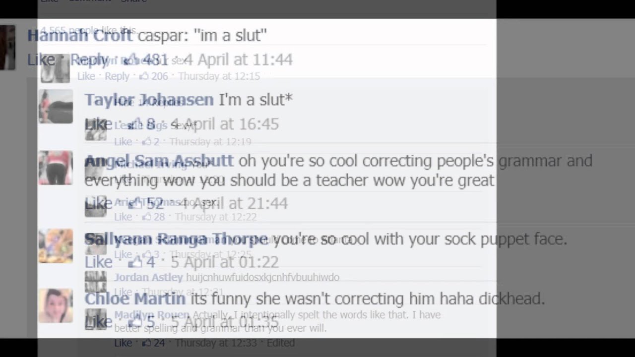 STUPID facebook fan comments. (funny) dicasp