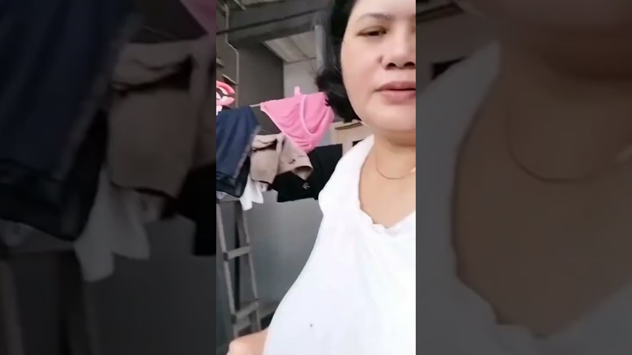 STW GEMOY bikin makseerr vlog jemur baju pakai daster putih