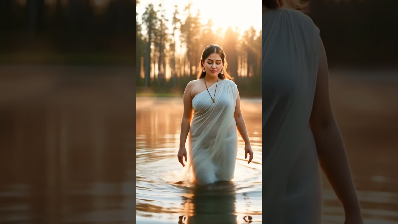 Stylish & Serene: A Pretty Woman walking in River | Dubai Princess | #prettygirl  #dubaiprincess