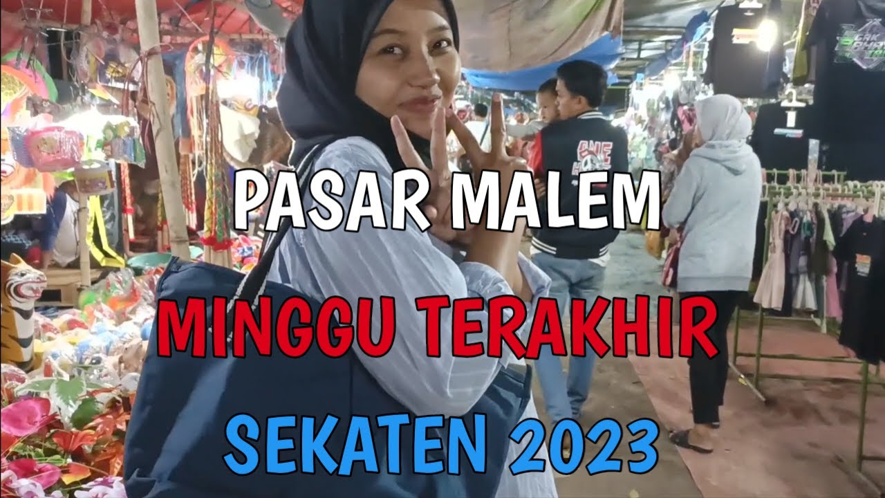 SUASANA MALEM MINGGU SEKATEN SURAKARTA BERSAMA BUMIL