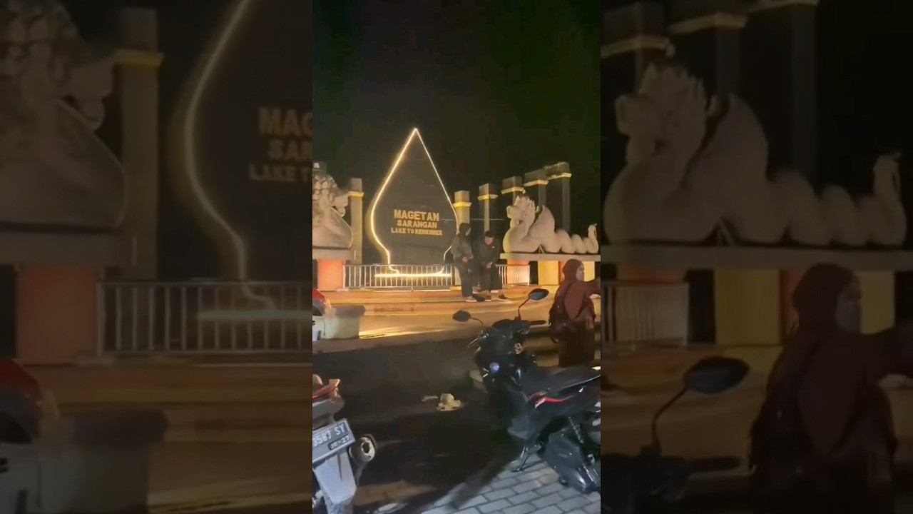 Suasana Telaga Sarangan di Malam Hari #saranganmagetan #sarangan #telagasarangan #saranganofficial