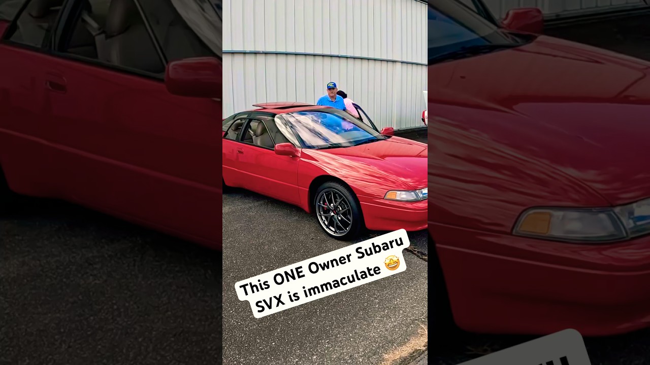 Subaru SVX: A Quirky Piece of Nostalgia for Car Enthusiasts #shorts #subaru #carenthusiast #sti