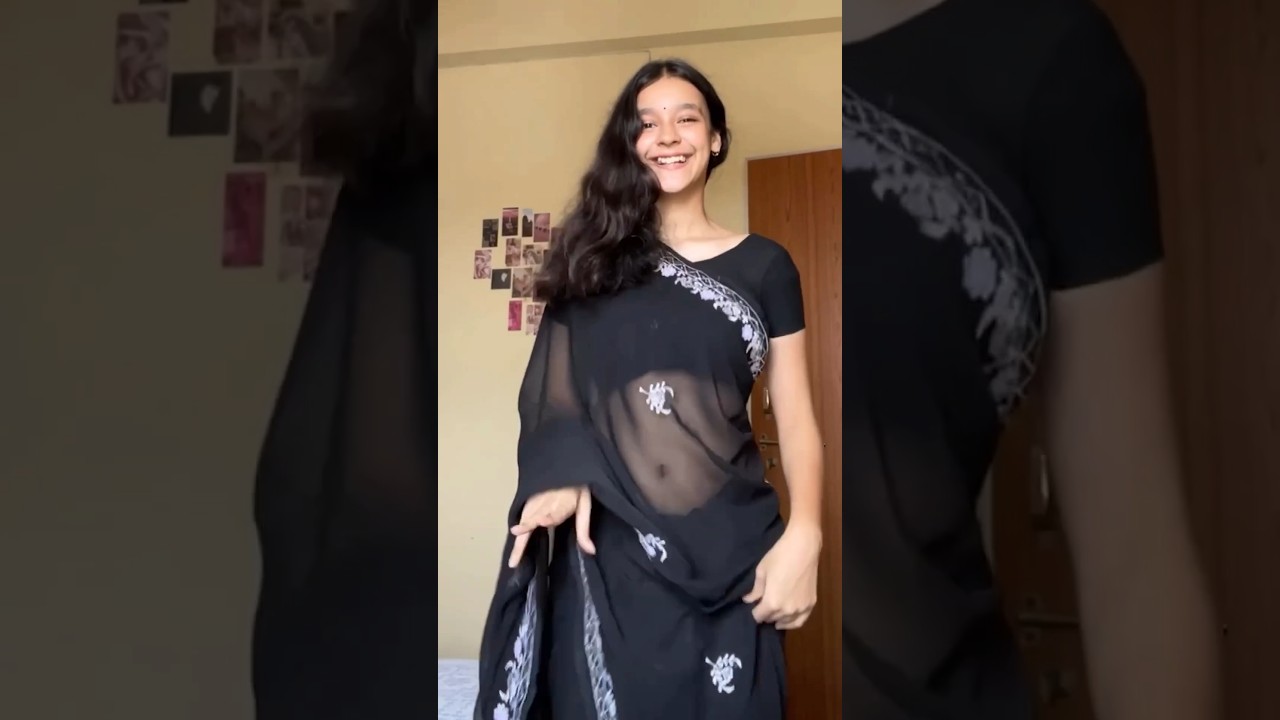 Subhashree sahu black saare 💕mms girl #reels #shorts #explore #saree #subhashreesahu