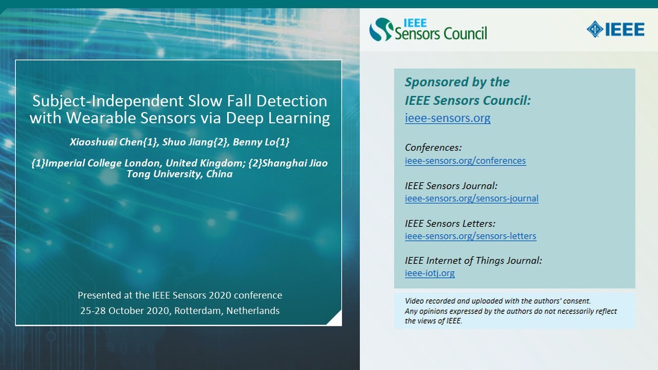 Subject-Independent Slow Fall Detection with Wearable Sensors via Deep Learning