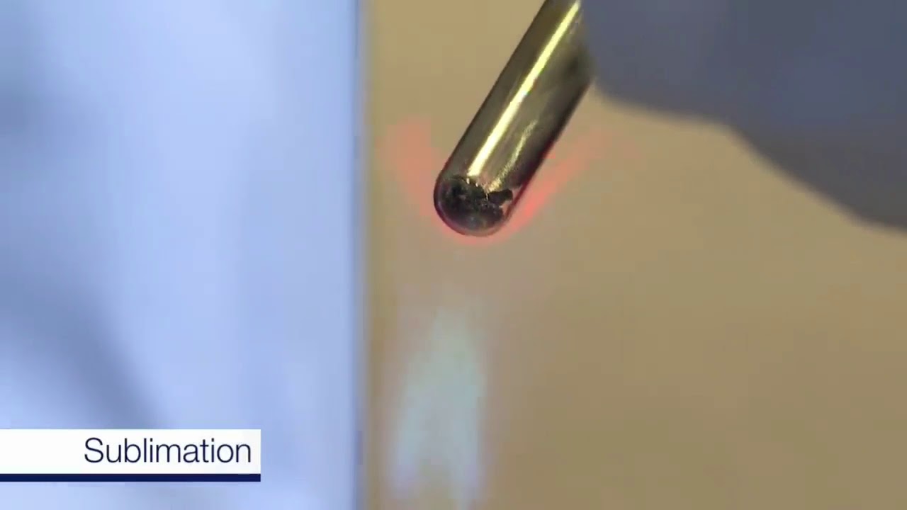 Sublimation of Arsenic