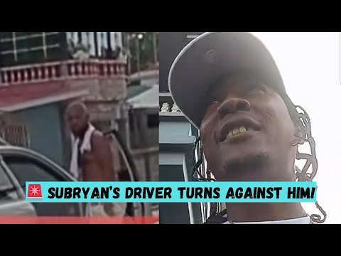 Subryan Goes LIVE After His Own Driver Turns on Him!  What Really Happened?