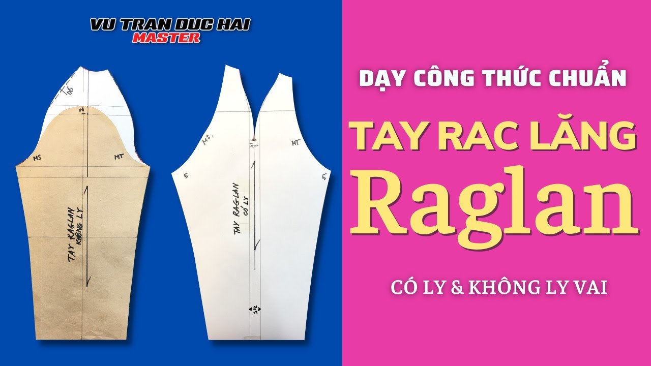 Subtitles Already/ How to design beautiful RAGLAN sleeves/ Công thức thiết kế TAY RĂC LĂNG CHUẨN #97