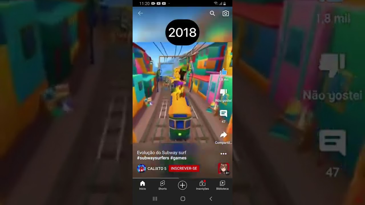 SUBWAY  SURF EM 2022 ,2021,2020,2019,2018,2017,2016,   2015,2014, 2013,2012.