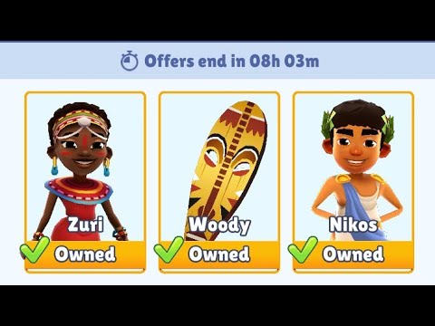 Subway Surfers Copenhagen 2021 | Zuri, Nikos and Woody | Game Maker