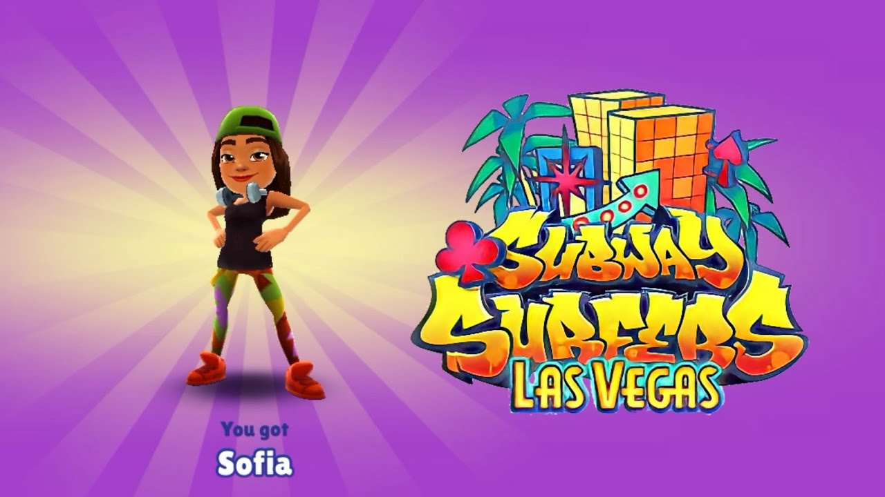 SUBWAY SURFERS LAS VEGAS UNLOCKING SOFIA