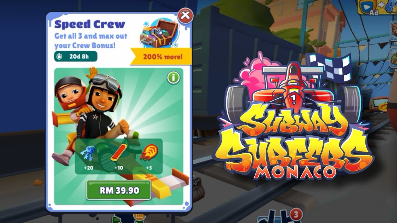 SUBWAY SURFERS MONACO 2022 | SPEED CREW!