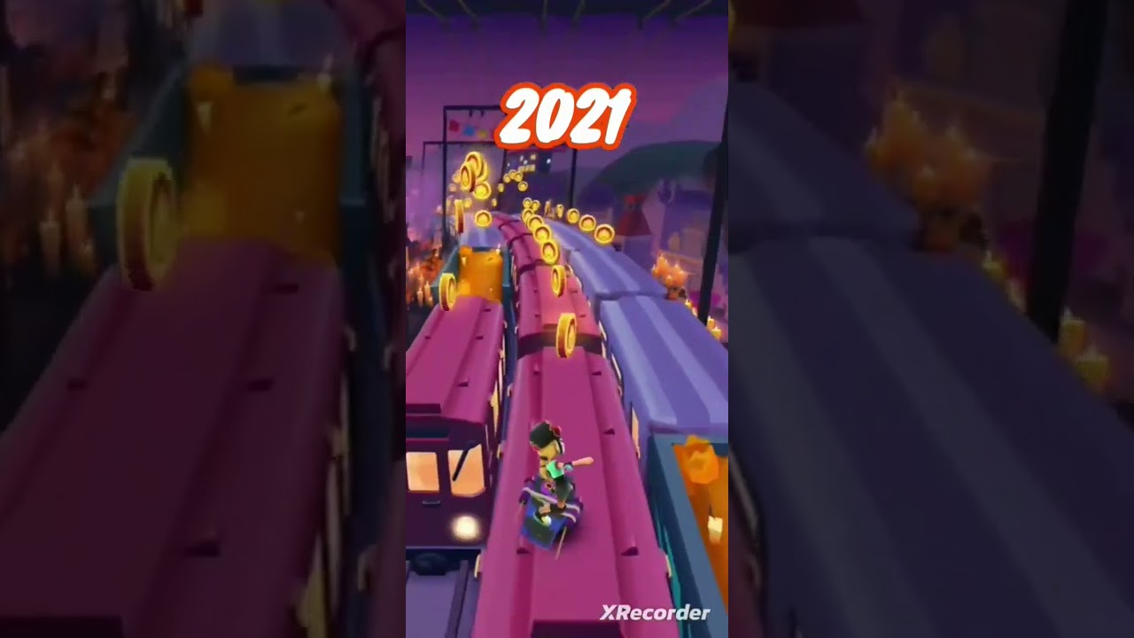 Subway surfers México 2014 vs 2017/2019 vs 2021 vs 2022 qual sua favorita #subwaysurfers