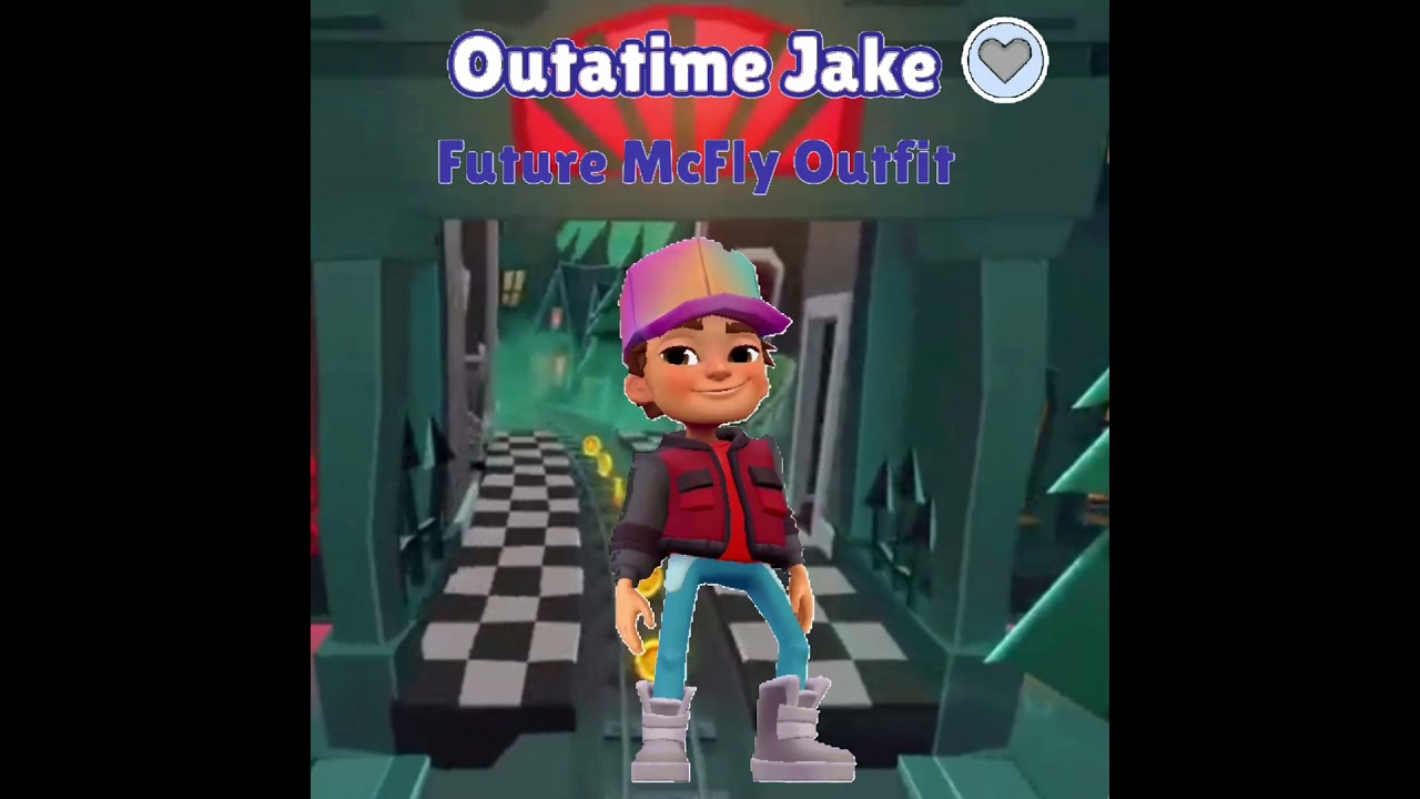 Subway Surfers Outatime Jake (Future McFly Outfit) Character Highlight
