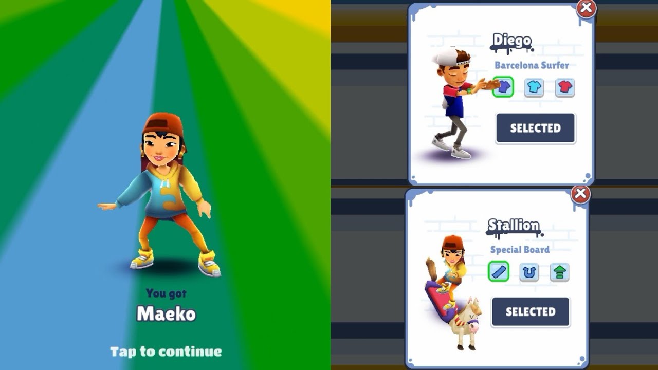 Subway Surfers Paris 2021 | Diego, Maeko & Stallion
