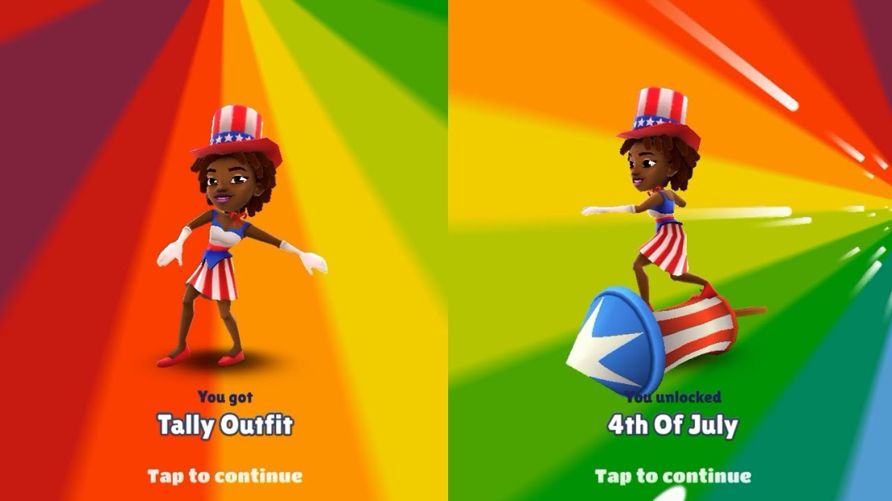 Subway Surfers Paris 2021 | Unlocking Lauren Tally Outfit & 4th Of July