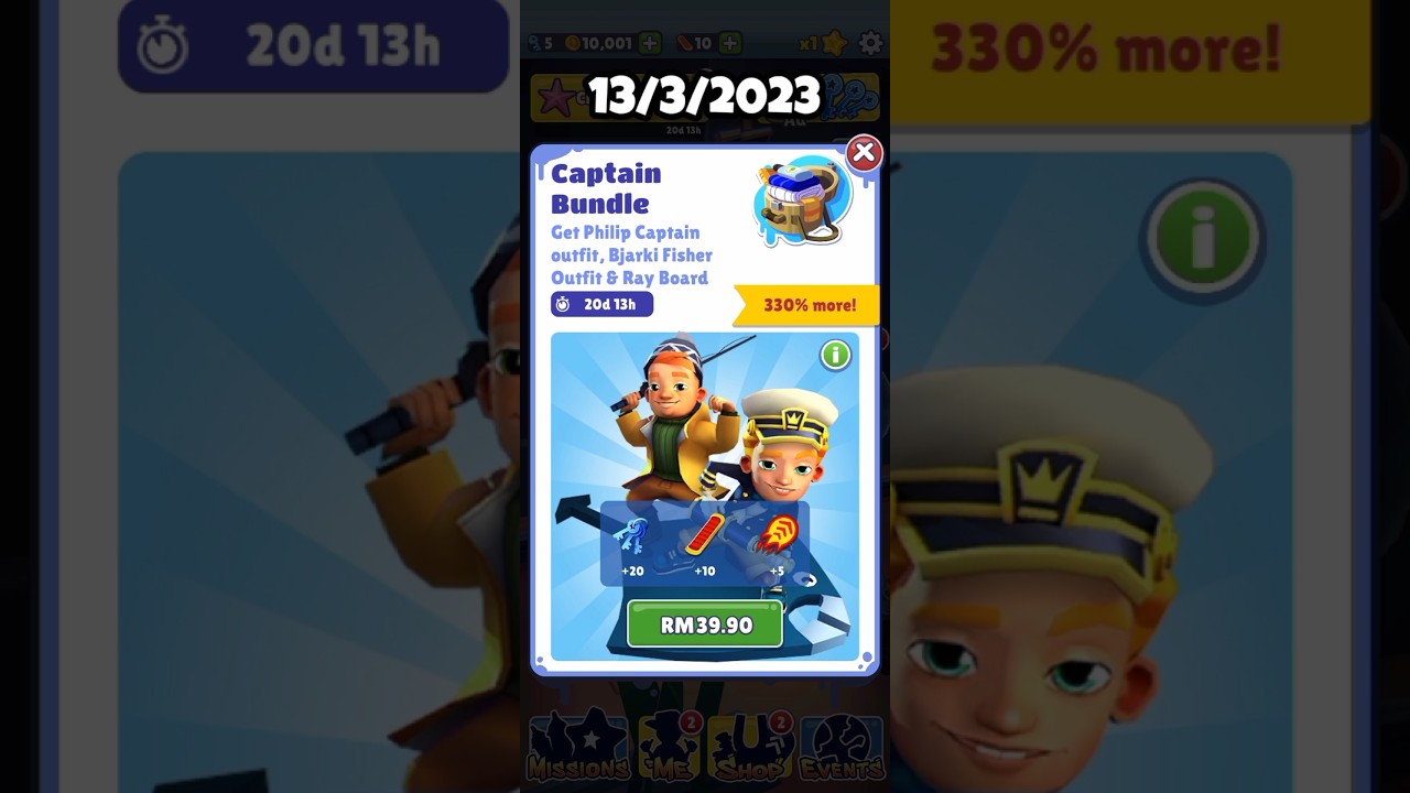 Subway Surfers Underwater | All Bundles! #shorts