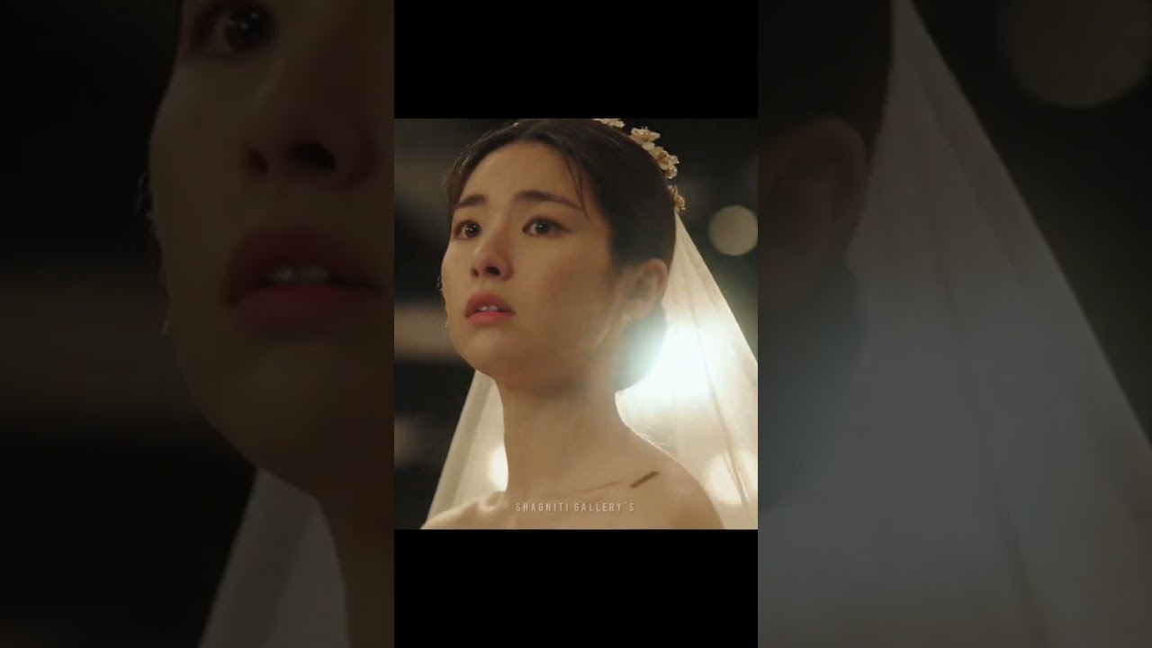 suddenly her wedding dress was ripped off 😳 korean drama #kdramashort