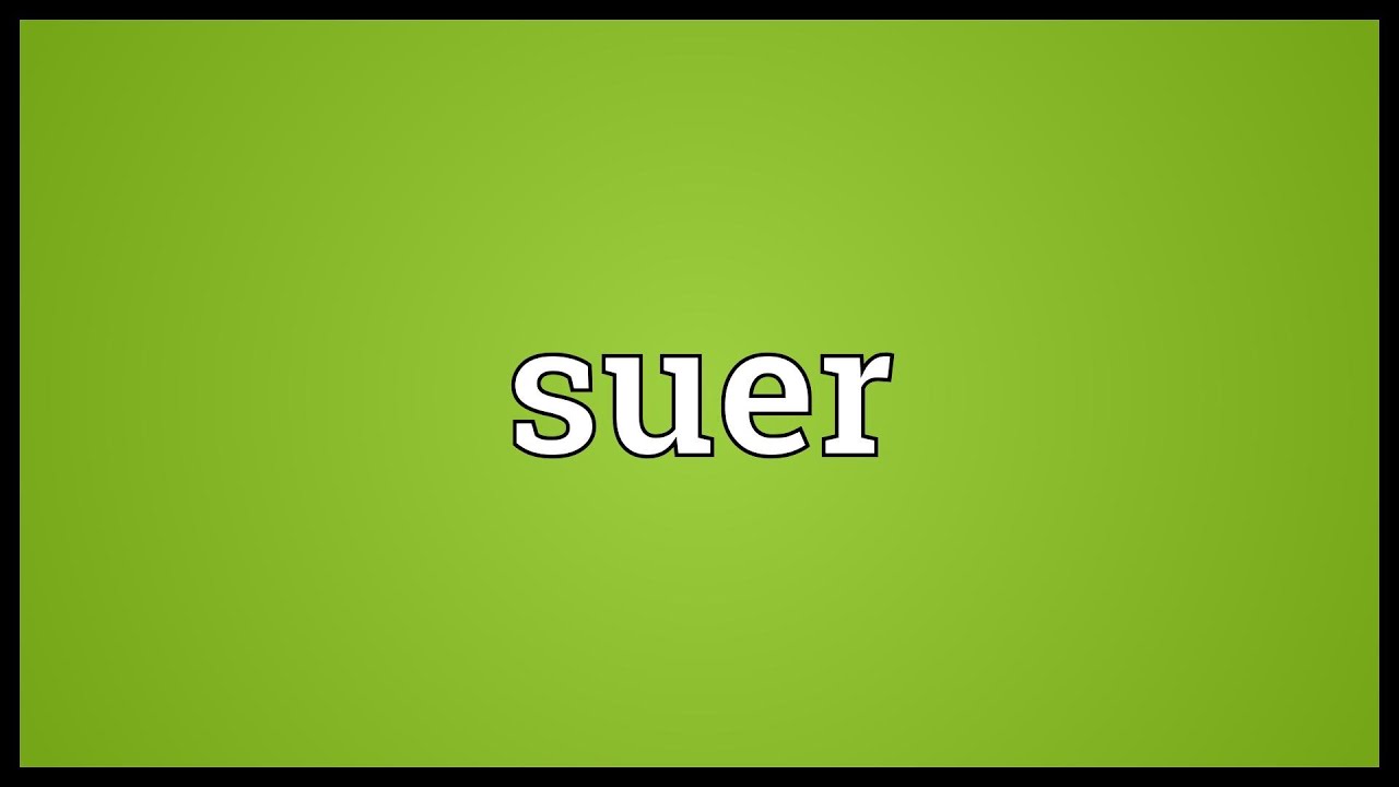 Suer Meaning