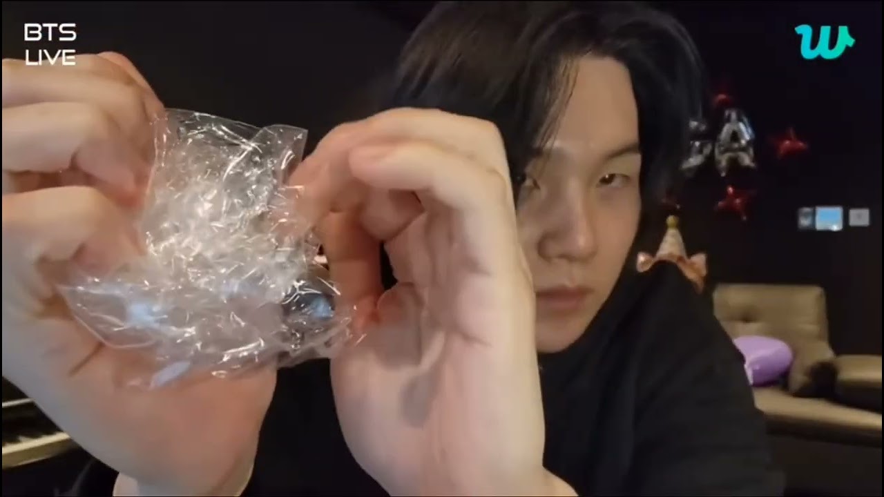 Suga Trying ASMR during his Birthday Live 😆 #suga #asmr