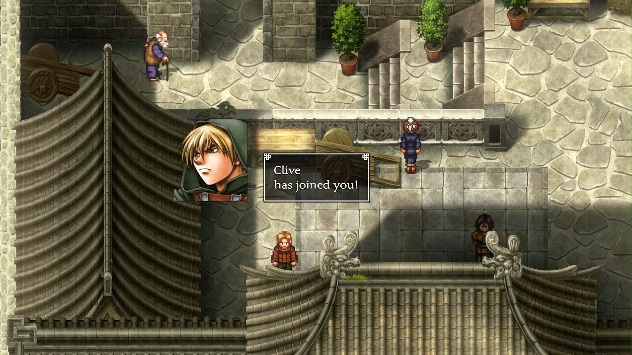 Suikoden II HD recruiting Clive