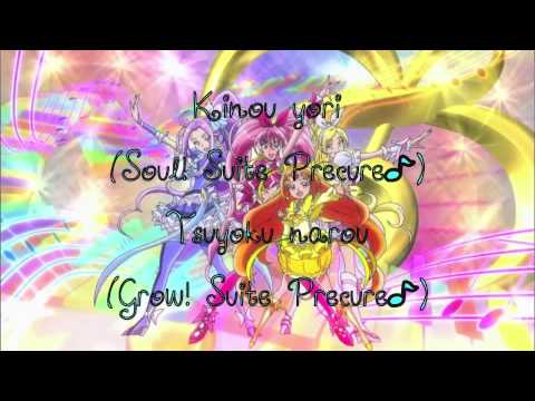 Suite Precure- #Kibou Rainbow# (Full Lyrics)