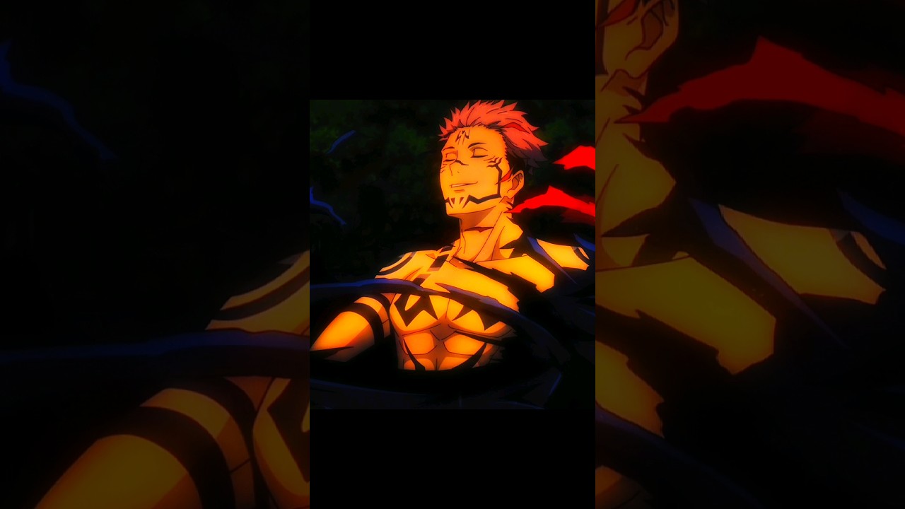 Sukuna ripping his shirt🥶🔥 #edit #jujutsukaisen #sukuna