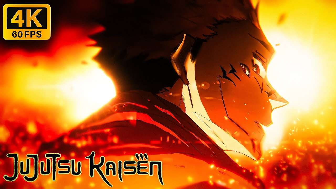 SUKUNA VS JOGO | Jujutsu Kaisen 4K 60FPS [CLIP FOR EDITS]