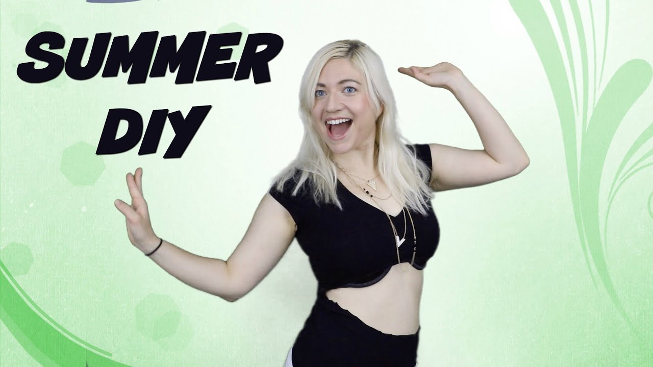 SUMMER DIY -  Belly Shirt, Room Decor, Nachos | VICKIE COMEDY