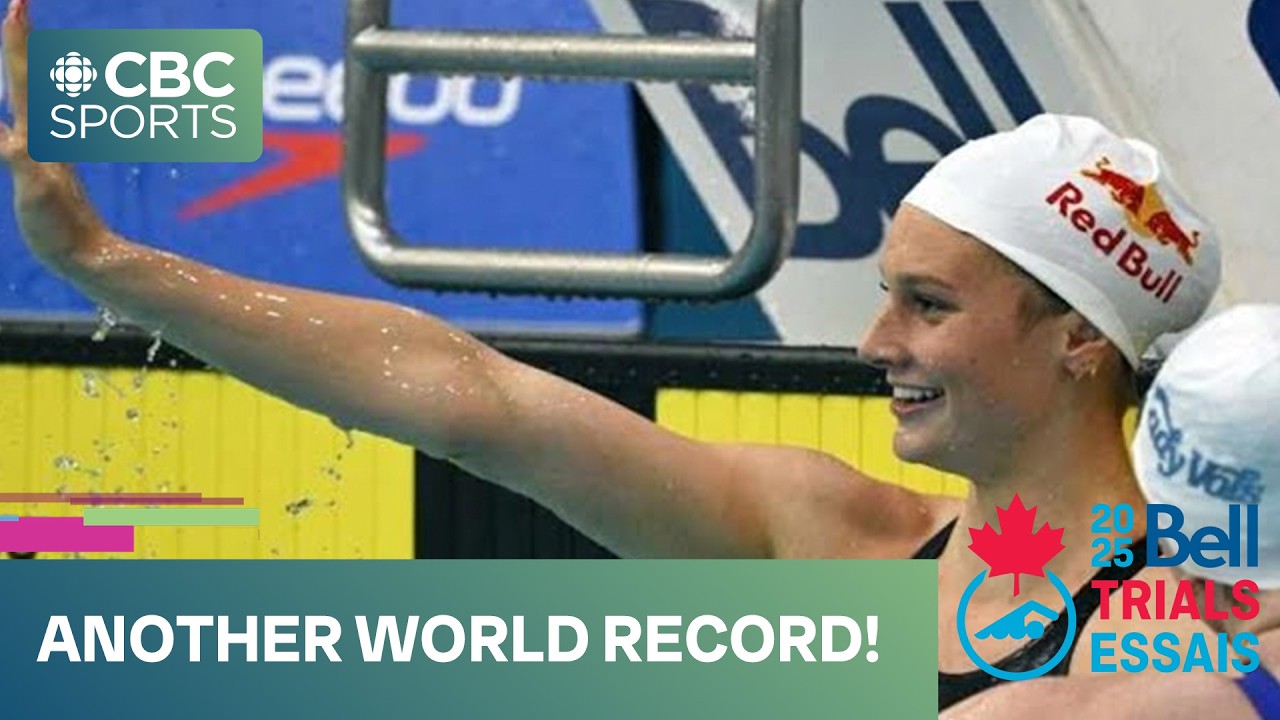 Summer McIntosh sets world record in 200m individual medley at Canadian Swimming Trials | #CBCSports