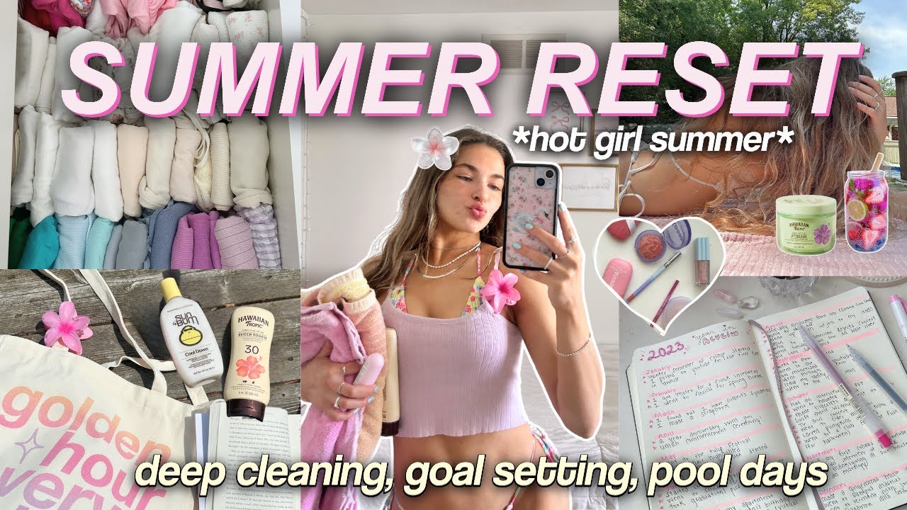 SUMMER RESET 2025 🌴  how to prepare & glow up for hot girl summer
