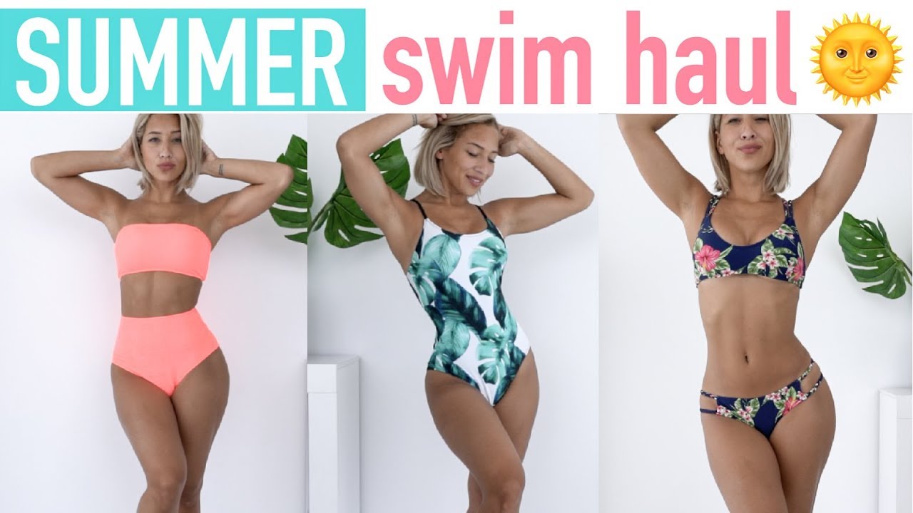 SUMMER SWIM HAUL - Bikinis, Coverups, + more | CUPSHE REVIEW by Vicky Justiz