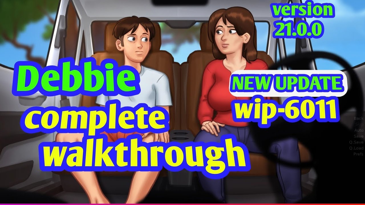 Summertime Saga v21.0.0 WIP 6011 – Debbie Full Storyline Walkthrough (New Update)